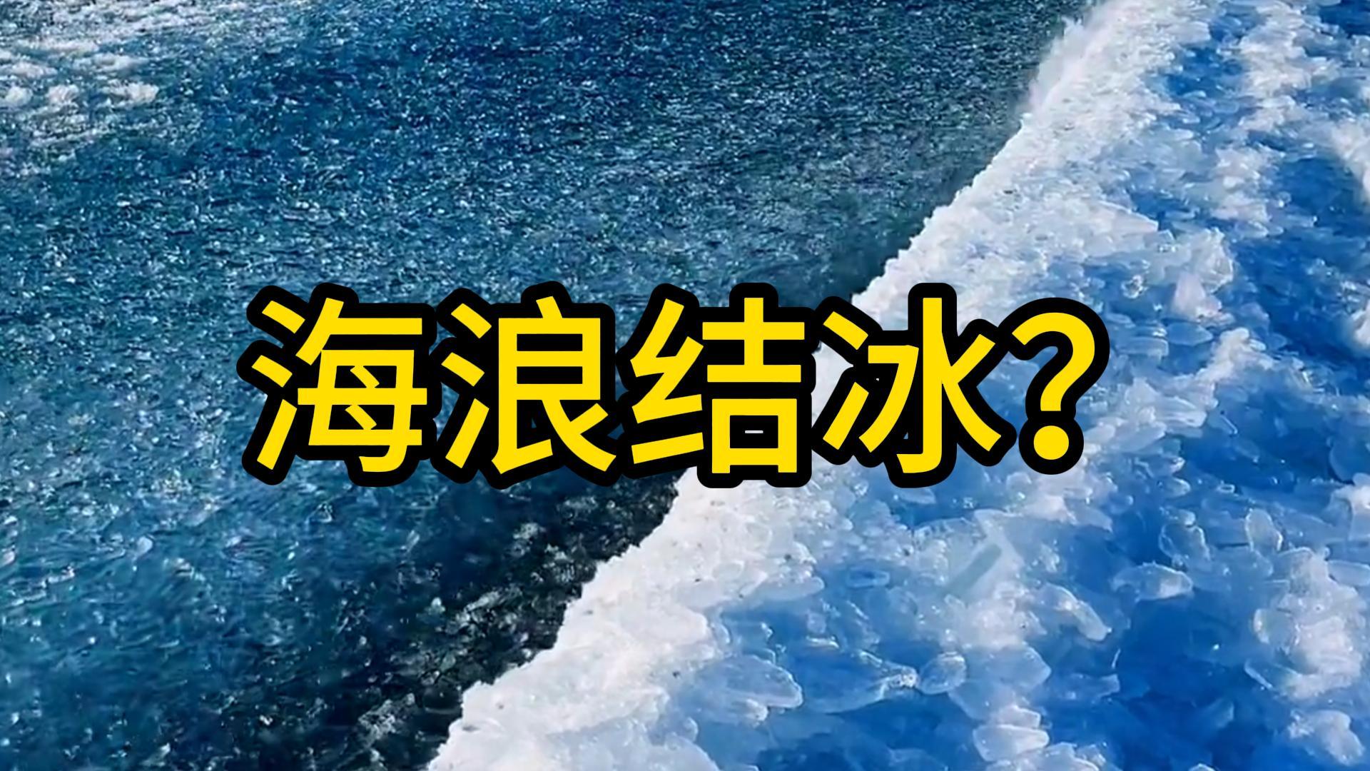 海浪也能結(jié)冰？進(jìn)來漲知識咯~#科普三維動畫 #三維動畫