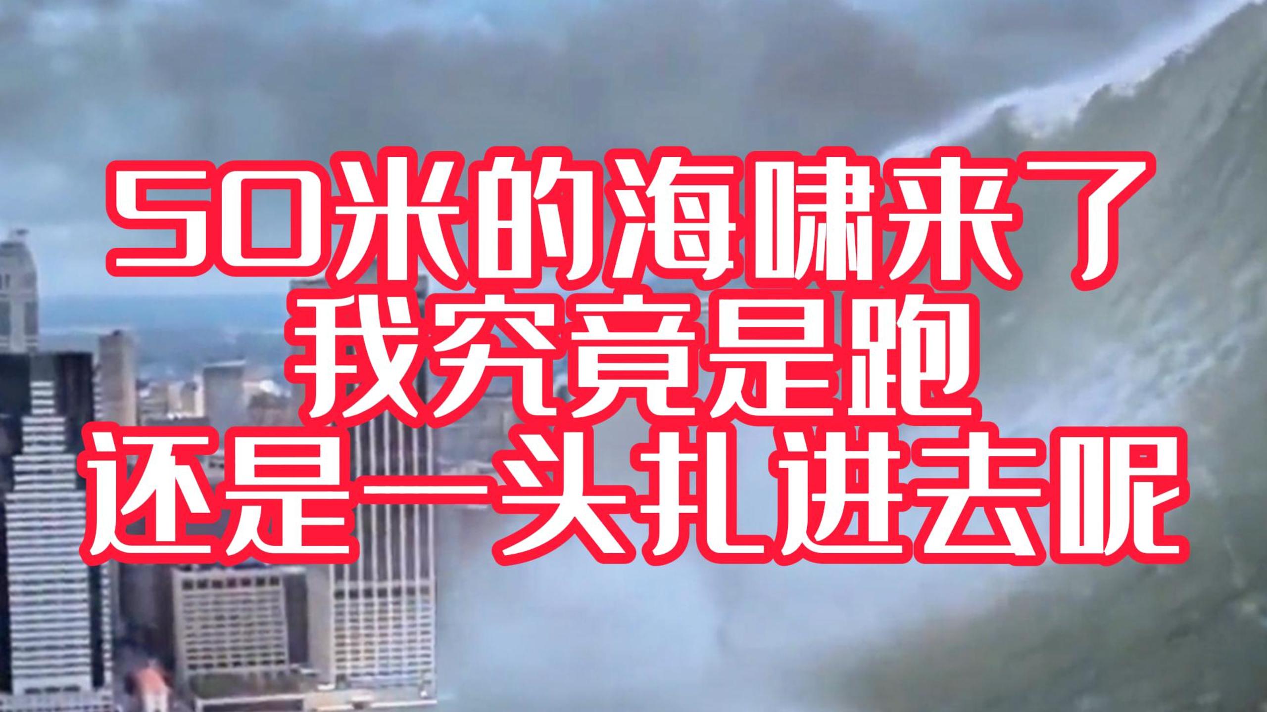 海嘯來了~我是跑呢？還是栽進(jìn)去呢？#科普三維動(dòng)畫